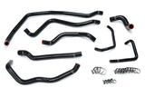 HPS Black Reinforced Silicone Radiator Hose Kit Coolant for Polaris 14-18 RZR XP 1000 (57-1666-BLK)