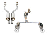 AWE Touring Edition Exhaust System for B8/8.5 S5 Cabrio (Exhaust + Non-Resonated Downpipes) - Chrome Silver Tips (3415-42034)