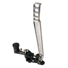 Load image into Gallery viewer, Nameless Performance Hydraulic Handbrake - 18" Raw Aluminum CNC-Engraved Handle - With Reservoir Style Master Cylinder (NPHB-18-NON-RES750B)