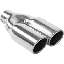 Load image into Gallery viewer, MagnaFlow Tip 1-Pk Dual Rnd Re DW 3x10 2.2 (35167)