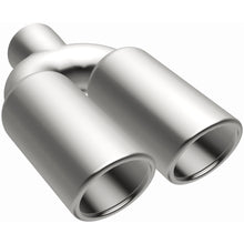 Load image into Gallery viewer, MagnaFlow Tip 1-Pk Dual Rnd DW 3x10 2.25ID (35168)