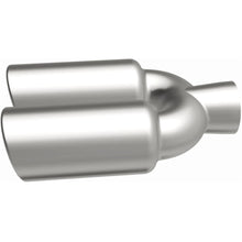 Load image into Gallery viewer, MagnaFlow Tip 1-Pk Dual Rnd DW 3x10 2.25ID (35168)