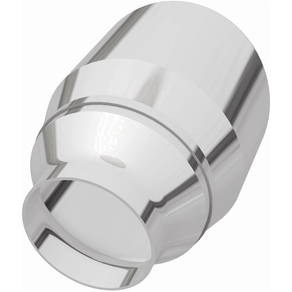 MagnaFlow Tip Stainless Double Wall Round Single Outlet Polished 4.5in DIA 2.5in Inlet 5.75in Length (35224)