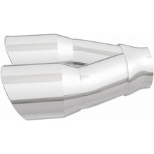 Load image into Gallery viewer, MagnaFlow Double Wall 3in Dual Round Polished Tip 2.25in Inlet (35226)