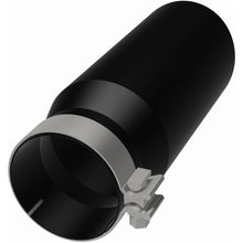 Load image into Gallery viewer, MagnaFlow Tip Stainless Black Coated Single Wall Round Single Outlet 5in Dia 4in Inlet 13in L (35238)