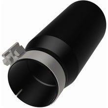 Load image into Gallery viewer, MagnaFlow Tip Stainless Black Coated Single Double Round Single Outlet 5in Dia 4in Inlet 13in L (35240)