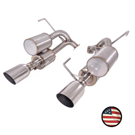 Nameless Performance Axleback Exhaust - 2020-2025 Legacy XT / Sport - Dual Chamber (SUAB20LXT-5MU-4SWS-DC)
