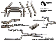 Load image into Gallery viewer, Active AutoWerke G87 Exhaust Bundle, AFlow Downpipe (11-843C)