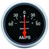 AutoMeter 2-5/8in Electric 60-0-60 Amps Ammeter (3586)