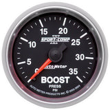 AutoMeter Sport-Comp II Mechanical 52mm 0-35 PSI Boost Gauge (3604)