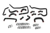 HPS Performance High Temp 3-ply Reinforced Silicone, Replaces OEM Ancillary Coolant Hoses (57-1807-BLK)
