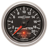 AutoMeter Elite 52.4mm 0-2000F Pyrometer Peak and Warn w/ Electronic Control Gauge (3647)