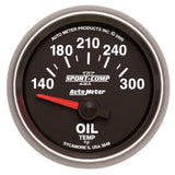 AutoMeter Sport-Comp II Electronic 140-300 Deg F Oil Temp Gauge (3648)