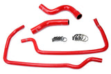 HPS Red Reinforced Silicone Radiator + Heater Hose Kit Coolant for Jeep 01 (57-1449-RED)