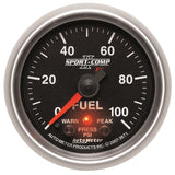 AutoMeter Sport-Comp II 52mm 0-100 PSI Fuel Pressure Gauge (3671)