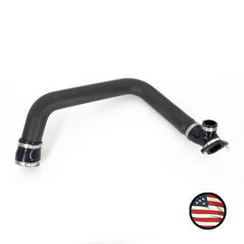 Nameless Performance FA20DIT Charge Pipe - 2015-2021 WRX / 2014-2018 Forester XT - Wrinkle Black Powdercoat (SUCP001-NO-WB)