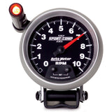 AutoMeter Sport-Comp II Quick Lite 3 3/4in 10K RPM Pedestal Tachometer (3690)