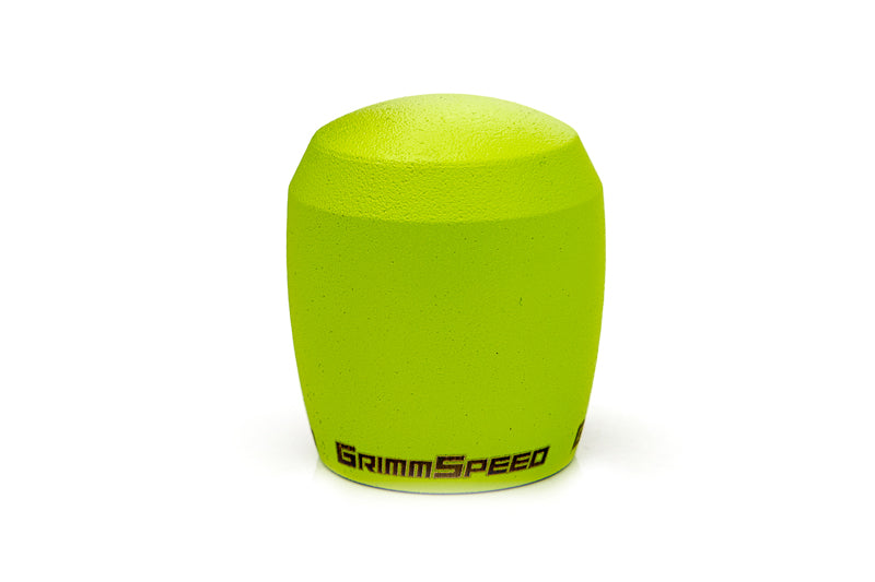 Stubby Shift Knob Stainless Steel Neon Green M12x1.25 Manual For Subaru/Ford GrimmSpeed