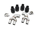 AWE OE-to-Quad Tip Conversion Kit for G2X M340i / M440i - Diamond Black Tips (3810-43020)