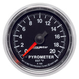 AutoMeter GS 0-2000 degree F Full Sweep Electronic Pyrometer Gauge (3845)