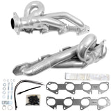 BBK 19-23 Dodge Ram 1500 5.7L (Ex. MegaCab) Shorty Tuned Exhaust Headers - 1-3/4in Silver Ceramic (40150)