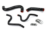 HPS Black Reinforced Silicone Radiator + Heater Hose Kit for Subaru 2002 Im (57-1731-BLK)