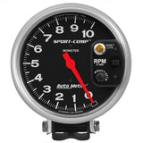 AutoMeter Sport-Comp 5 inch 10,000 RPM Pedestal Mount Tachometer (Shift-Lite on Control Shield) (3903)