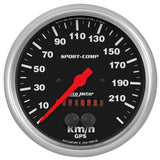 AutoMeter Sport-Comp GPS Speedometer 5in 225kmh (3983-M)