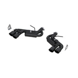 MBRP Exhaust 3in. Dual Axle Back Quad Tips Black Coated (S7036BLK)