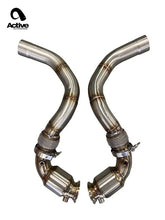 Load image into Gallery viewer, Active AutoWerke F90 M5/M8 X5M/X6M Active A-Flow Catted Downpipes (11-063A)