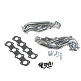 BBK Performance Parts 99-03 FORD F150 97-02 FORD EXP 5.4L 1-5/8 SHORTY HEADERS (POL SILVER CERAMIC) - 35180