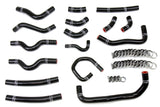 HPS Black Reinforced Silicone Heater Hose Kit Coolant for Toyota 98 02 Land (57-1913-BLK)