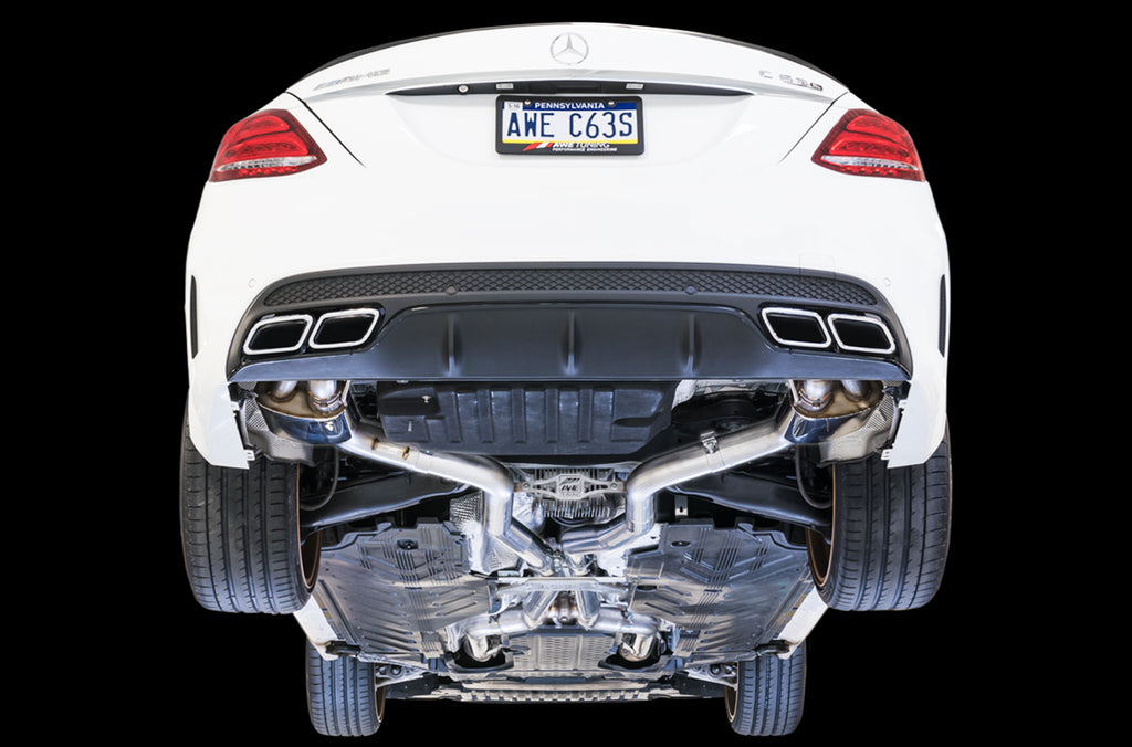 AWE Tuning Mercedes-Benz W205 AMG C63/S Sedan SwitchPath Exhaust System - for DPE Cars (3025-31036)