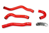 HPS Red Reinforced Silicone Radiator Hose Kit Coolant for Mitsubishi Lancer EVO 10 (57-1043-RED)