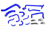 HPS Blue Reinforced Silicone Radiator + Heater Hose Kit Coolant for Nissan (57-1782-BLUE)