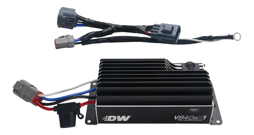 DeatschWerks VB40AX1 Voltage Booster with Plug-N-Play Harness for 10-25 Ford Mustang (4-01-VB40aX1)