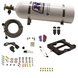 Nitrous Express Q-Jet/Holley Spread Bore Hitman Nitrous Kit (100-150-200HP) w/15lb Bottle (40080-15)