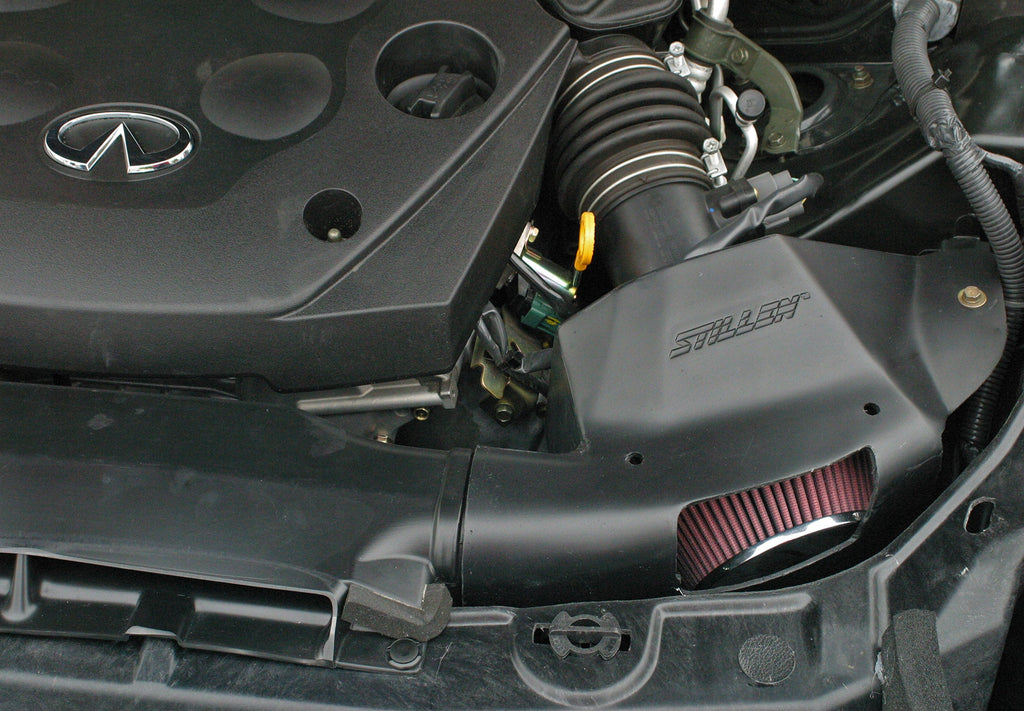 Infiniti G35 Hi-Flow Air Intake Kit S50/V35 Black For 03-08 Infiniti G35 Stillen