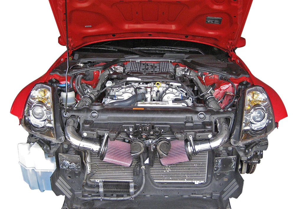 350Z Hi-Flow Ultra Long Dual Tube Air Intake Gen 3 Z33 Oil Filter For 07-09 Nissan 350Z Stillen