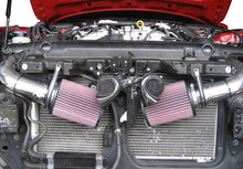 Load image into Gallery viewer, 350Z Hi-Flow Ultra Long Dual Tube Air Intake Gen 3 Z33 Dry Filter 07-09 Nissan 350Z Stillen