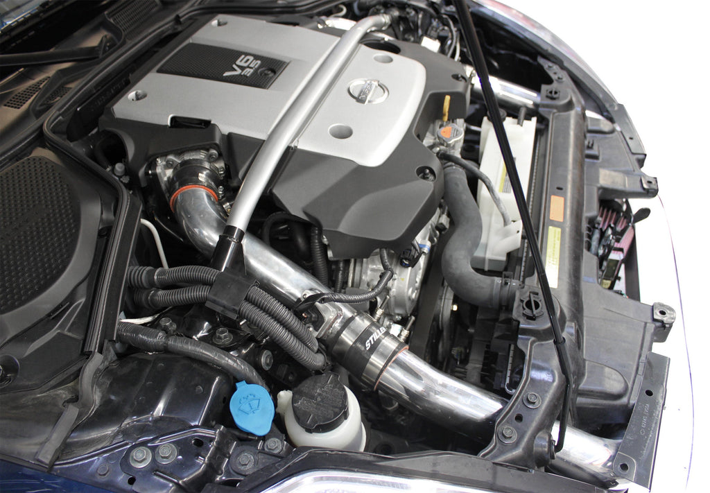 350Z Hi-Flow Ultra Long Dual Tube Air Intake Gen 3 Z33 Oil Filter For 07-09 Nissan 350Z Stillen