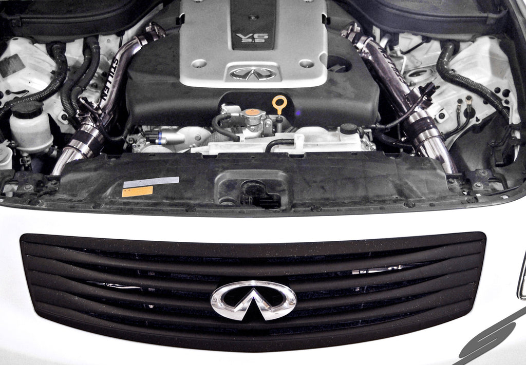 Infiniti G37 Dual Ultra Long Tube Air Intake Kit Gen 3 V36 Dry Filter For 09-13 Infiniti G37 Stillen