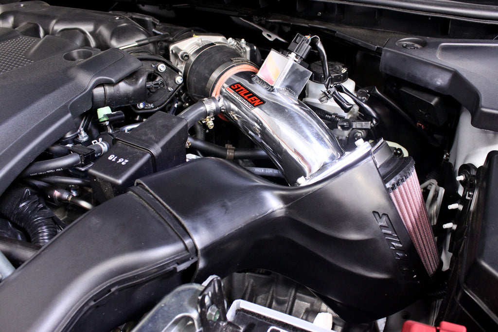 Nissan Maxima Air Intake Hi Flow w/ Fitted Polyurethane Air Duct A35 Oil Filter For 09-15 Nissan Maxima Stillen