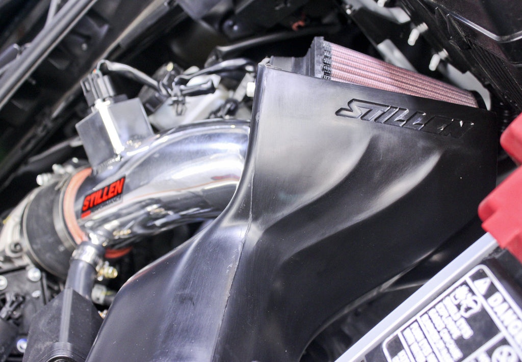 Nissan Maxima Air Intake Hi Flow w/ Fitted Polyurethane Air Duct A35 Oil Filter For 09-15 Nissan Maxima Stillen