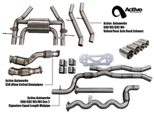 Load image into Gallery viewer, Active AutoWerke G80 Exhaust Bundle, G82 Exhaust Bundle, AFlow Downpipe (11-832B)