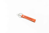 Yellow Speed Racing Leather Keychain
