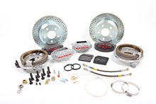 Load image into Gallery viewer, Baer Brakes OBS 12&quot; SS4 Brake System Rear Slvr 66-69 B-Bo (4142053S)