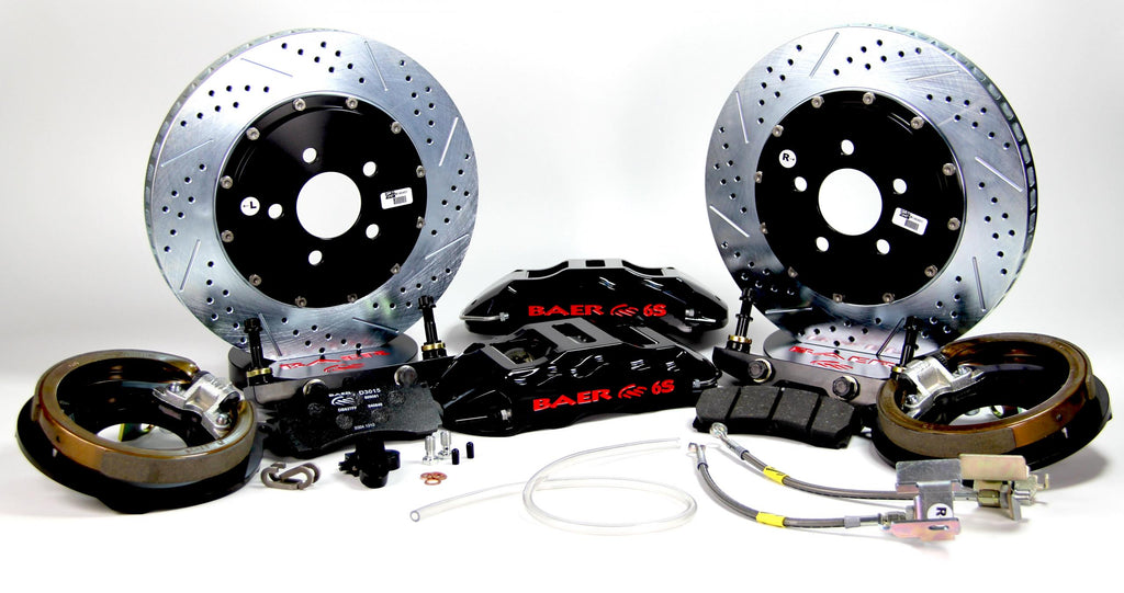 Baer Brakes OBS 14" Ext+ Brake System Rear Blk 70 B-Body (4142054B)