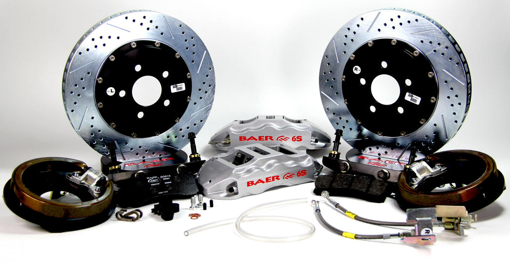 Baer Brakes OBS 14" Ext+ Brake System Rear Slvr 70 B-Body (4142054S)