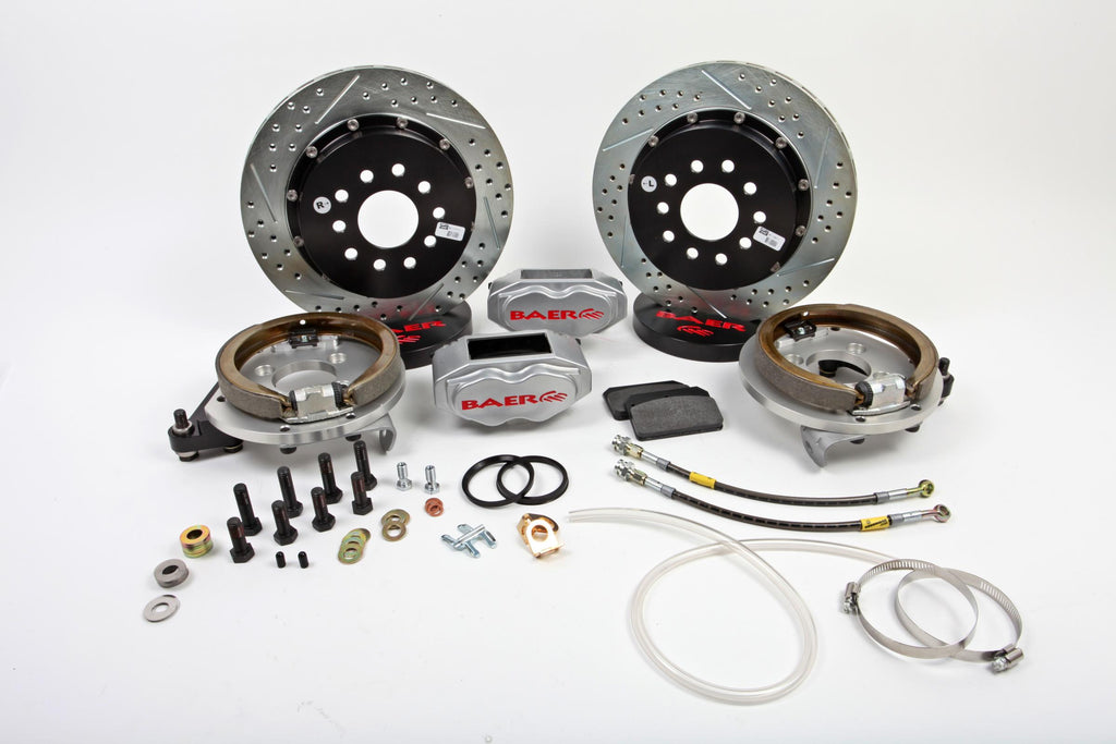 Baer Brakes OBS 13" SS4+ Rear+ Brake System Slvr 70 E-Body (4142058S)